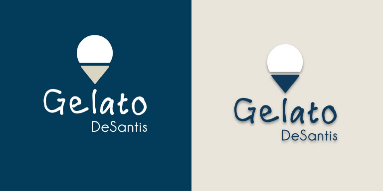 Gelato de Santis logo Patmos Greece